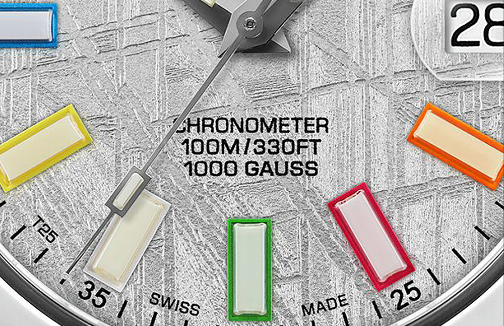 ムオニオナルスタ隕石を文字盤に採用した36mmモデルを発売開始