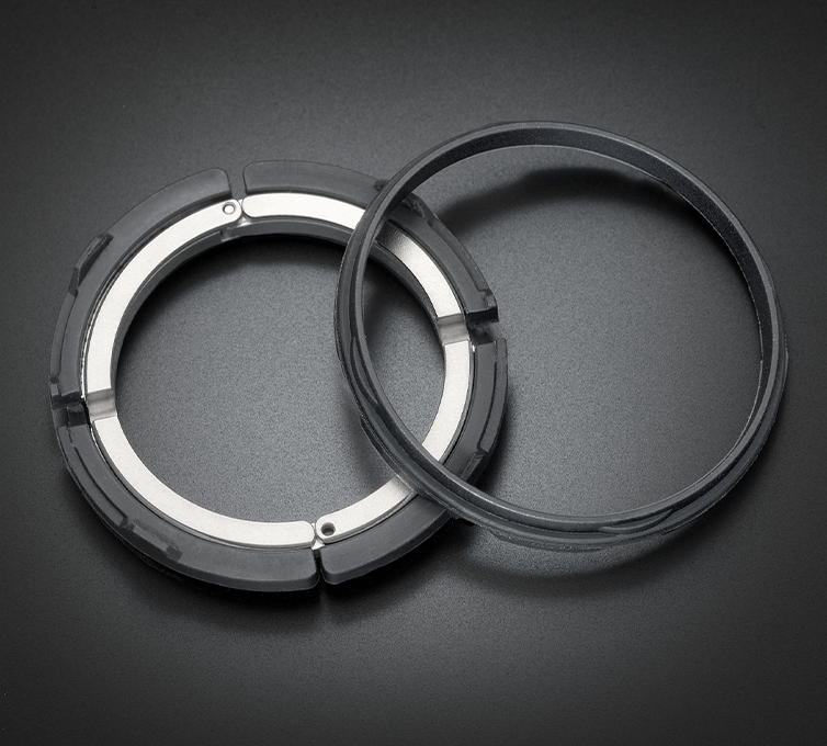 業界初のエラストマー耐衝撃リング